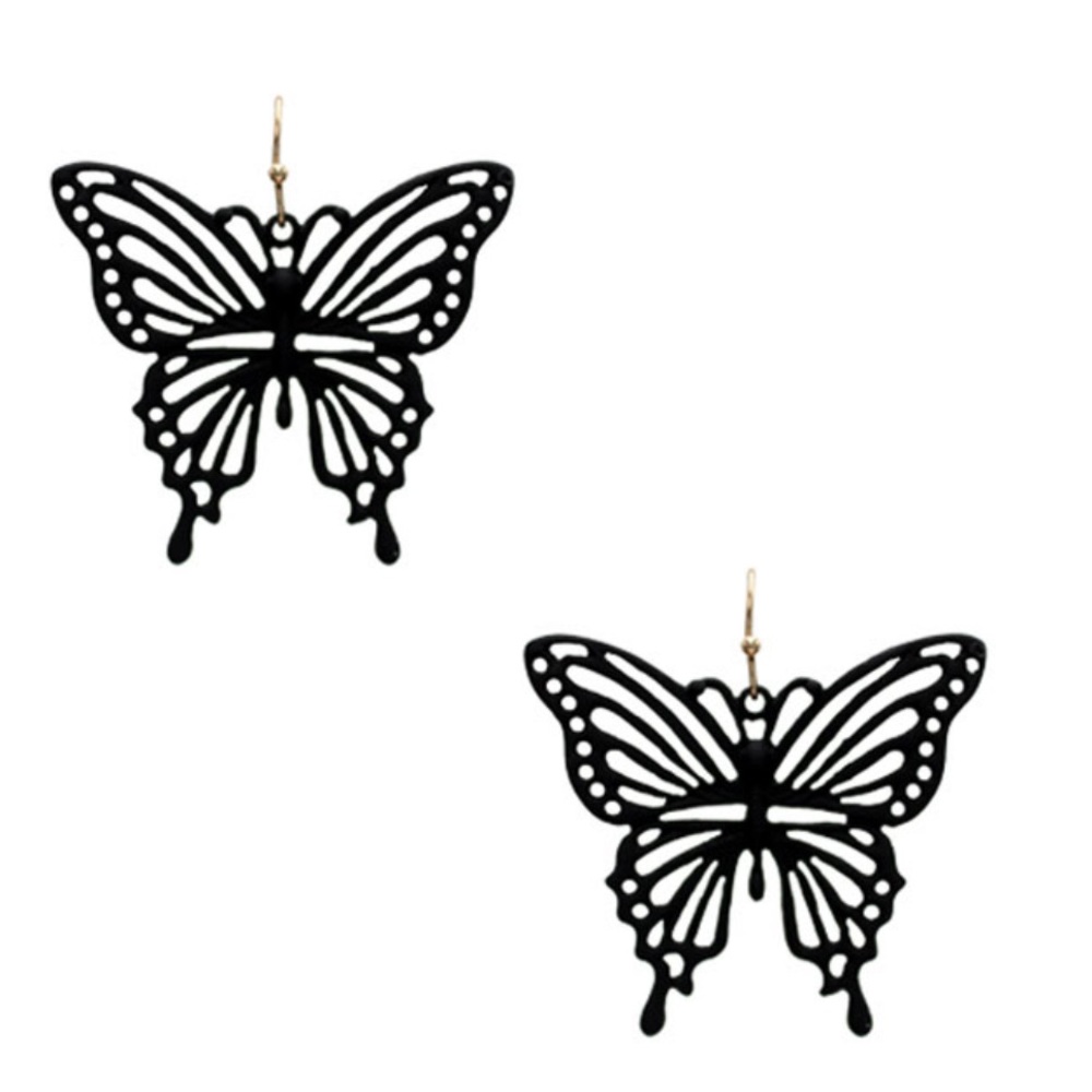 Colored Butterfly Earring